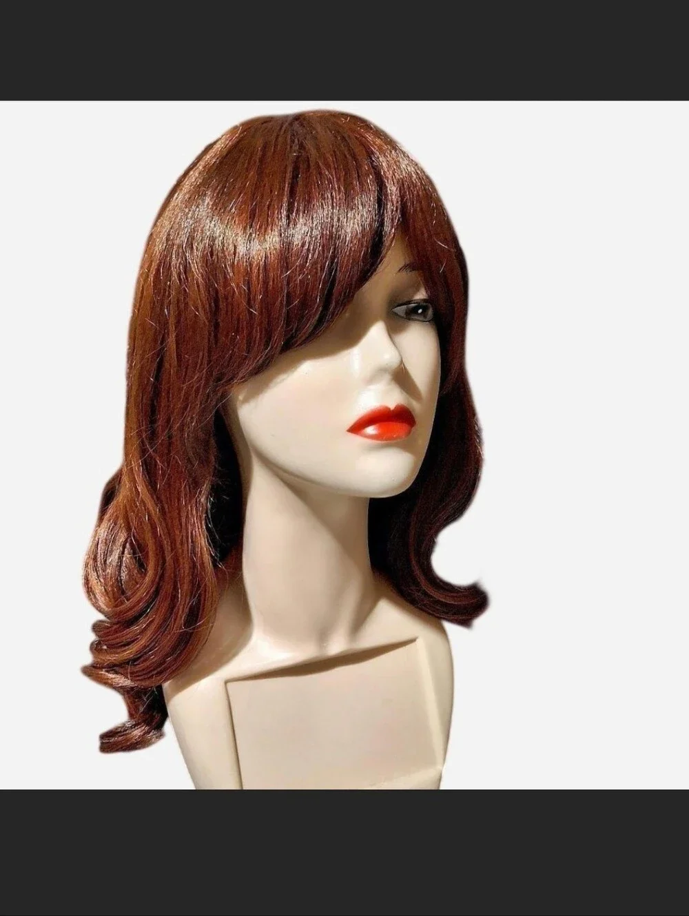 Bangs Wig in Rich Auburn - Unbranded